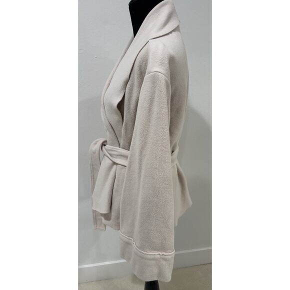 Skin Belted Wrap Jacket/Kimono/Robe Beige Size M/ 2 - Picture 4 of 7